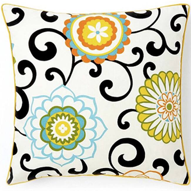 'Ply Confetti' 20-inch Square Cotton Decorative Pillow