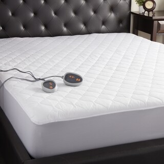 Beautyrest Quilted Cotton Heated Mattress Pad