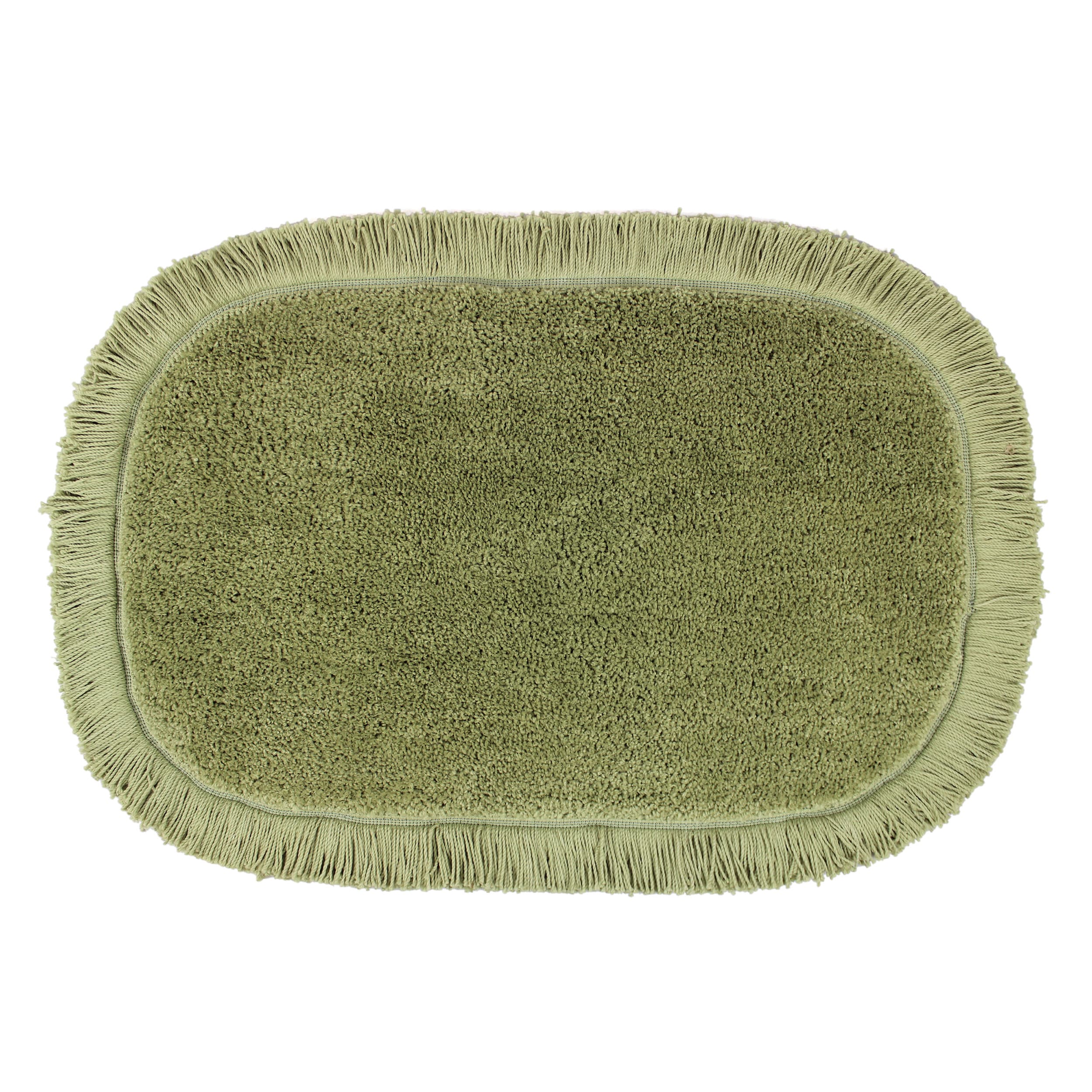 Sherry Kline Sage Green Fringed 20 X 30 Bath Rug Set Of 2 Sherry Kline Sage Green Fringed 20 X 30