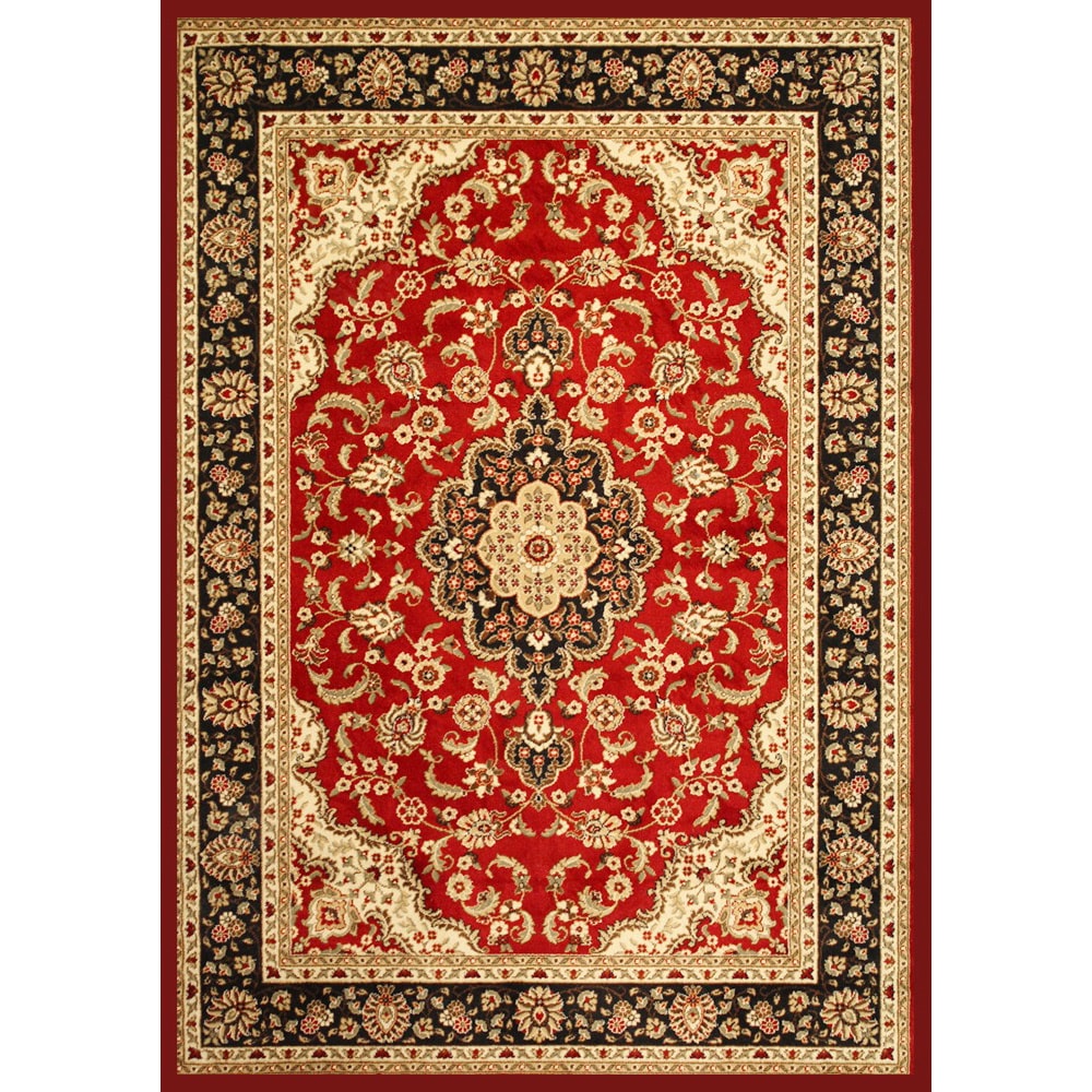 Medallion Kashan Area Rug (53 X 73)