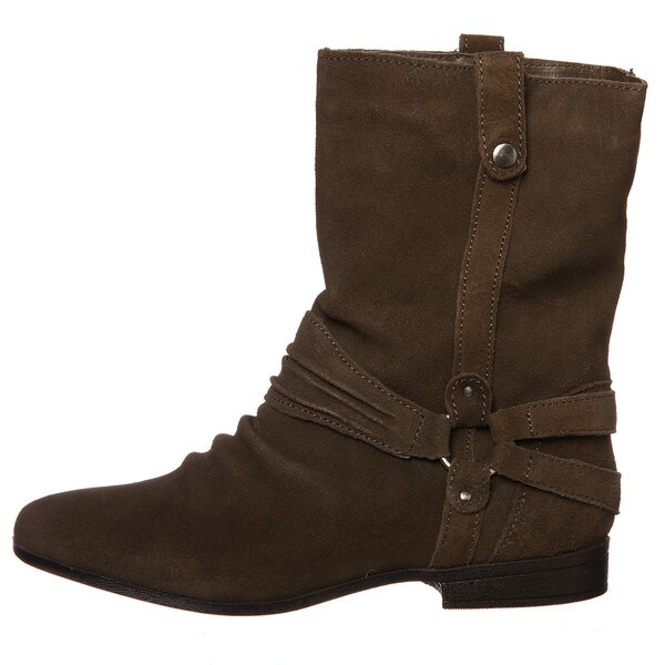 Shop Sam & Libby Women's 'Fabulist' Moss Leather Boots - Overstock ...