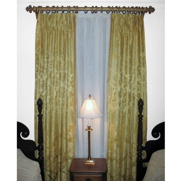 Shop Royal Fancy Historical Gold 6 Foot Wood Curtain Rod Set