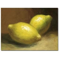 Shop 'Lemons' Canvas Art - Overstock - 6425452