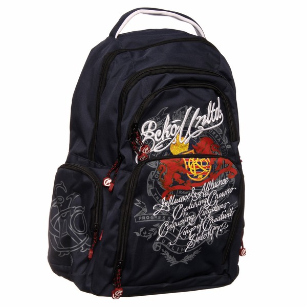 Ecko Unlimited Heraldic Lux Navy Backpack - 14030794 - Overstock.com ...