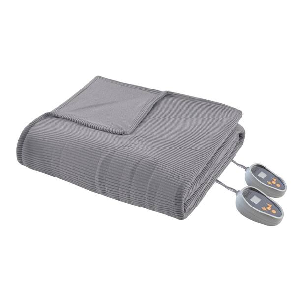 Beautyrest Electric Micro Fleece Heated Blanket in Ivory (As Is Item) - Bed  Bath u0026 Beyond - 29295696