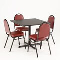 5-piece Reversible Commercial Dining Set