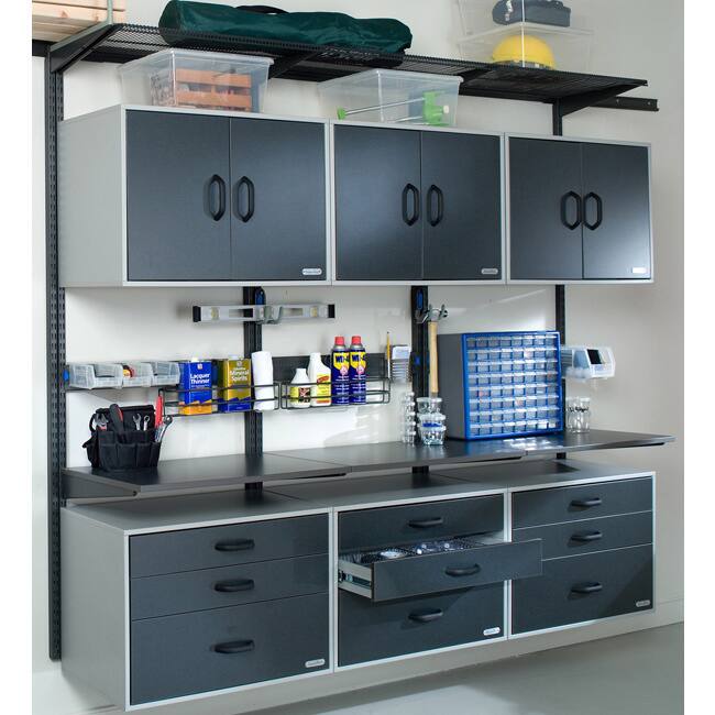 Organized Living freedomRail Go-Cabinet Granite Doors
