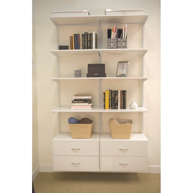 Organized Living freedomRail White Shelf (24 x 8)