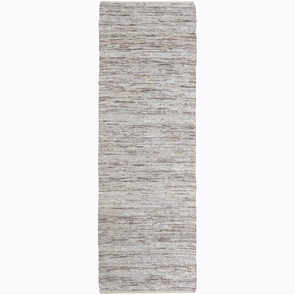 Handwoven Mandara Gray Rug (26 X 76)