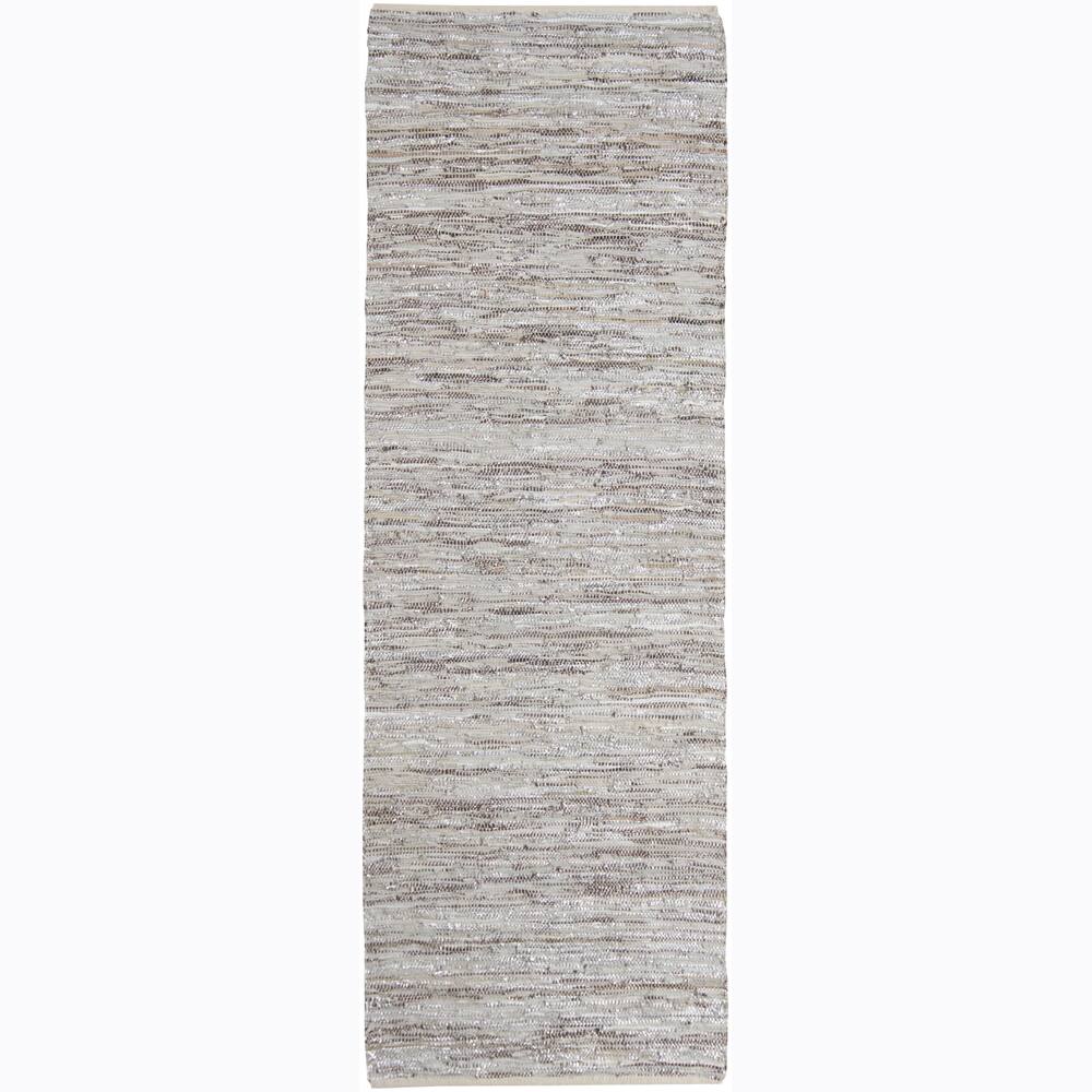 Artist's Loom Hand-woven Contemporary Natural Eco-friendly Fiber Reversible Rug (2'6 x 7'6)