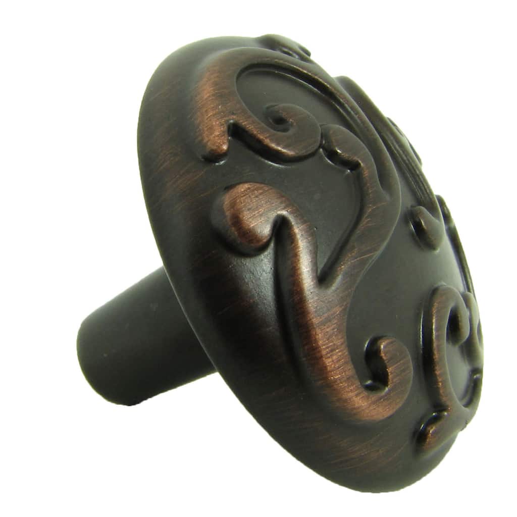 Stone Mill Hardware 'Ivy' Oil Rubbed Bronze Cabinet Knobs (Pack of 5)