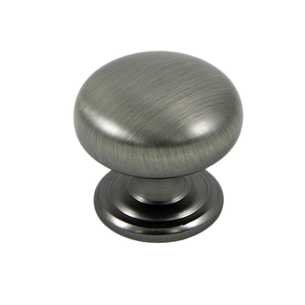 Stone Mill Hardware 'Caroline' Weathered Nickel Cabinet Knobs (Pack of 5) Stone Mill Cabinet Hardware