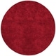 preview thumbnail 118 of 218, Handmade Jefferson Felted Wool Plush Area Rug 10' Round - Red - Runner/Round