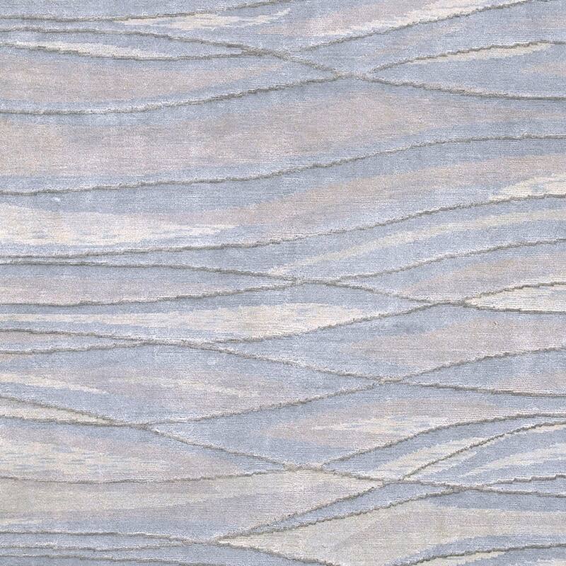 Hand-knotted Edgemont Abstract Design Wool Area Rug - 4' x 6'