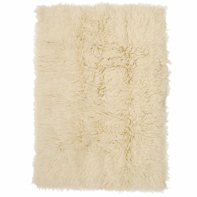 Super 2000 gram Flokati Wool Rug (6 X 9)