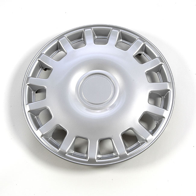 Silver 14 inch Abs Premium Hub Caps (set Of Four)