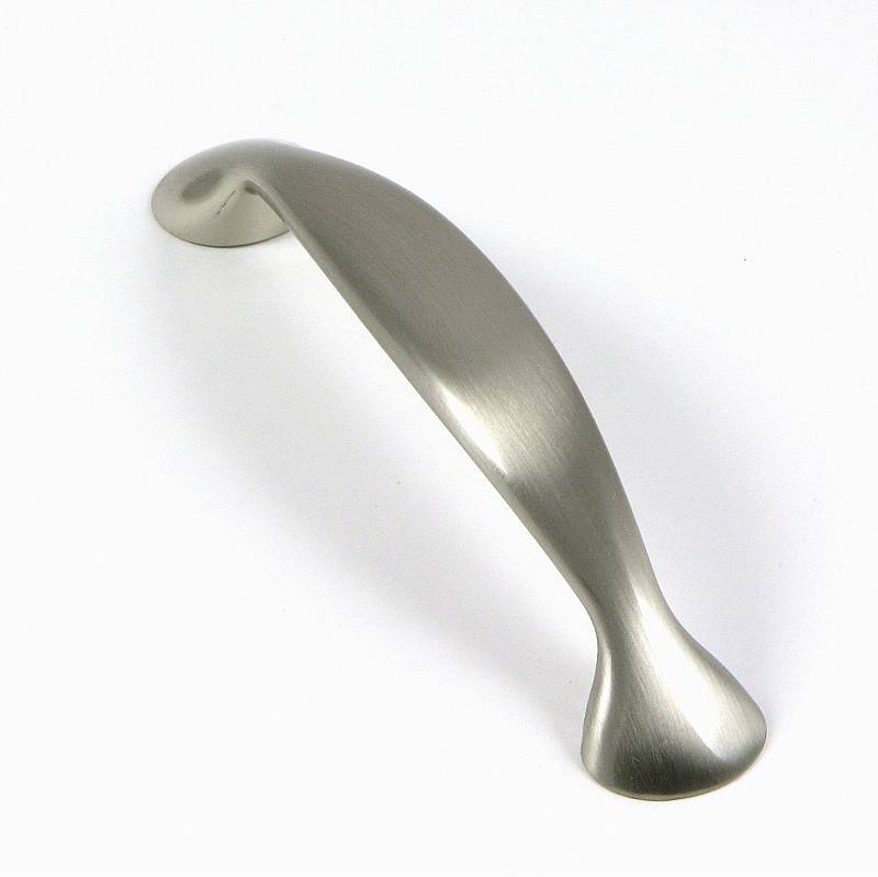 Stone Mill Hardware Satin Nickel Silhouette Cabinet Pulls (Pack of 5) - Silver