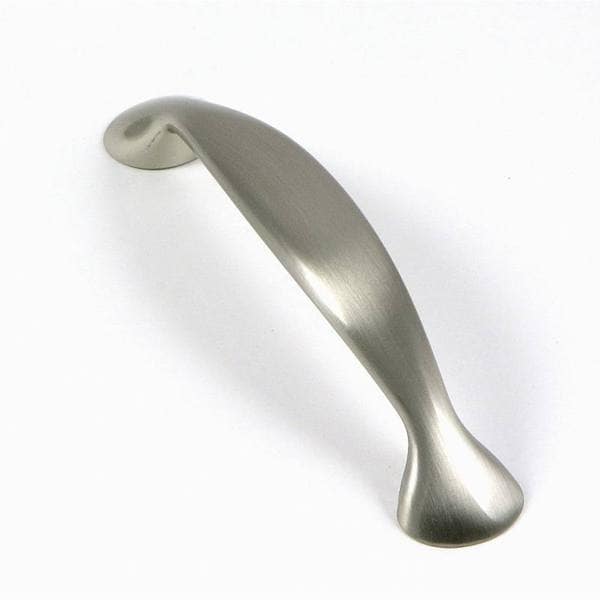 Stone Mill Hardware Satin Nickel Silhouette Cabinet Pulls (Pack of 5) Stone Mill Cabinet Hardware