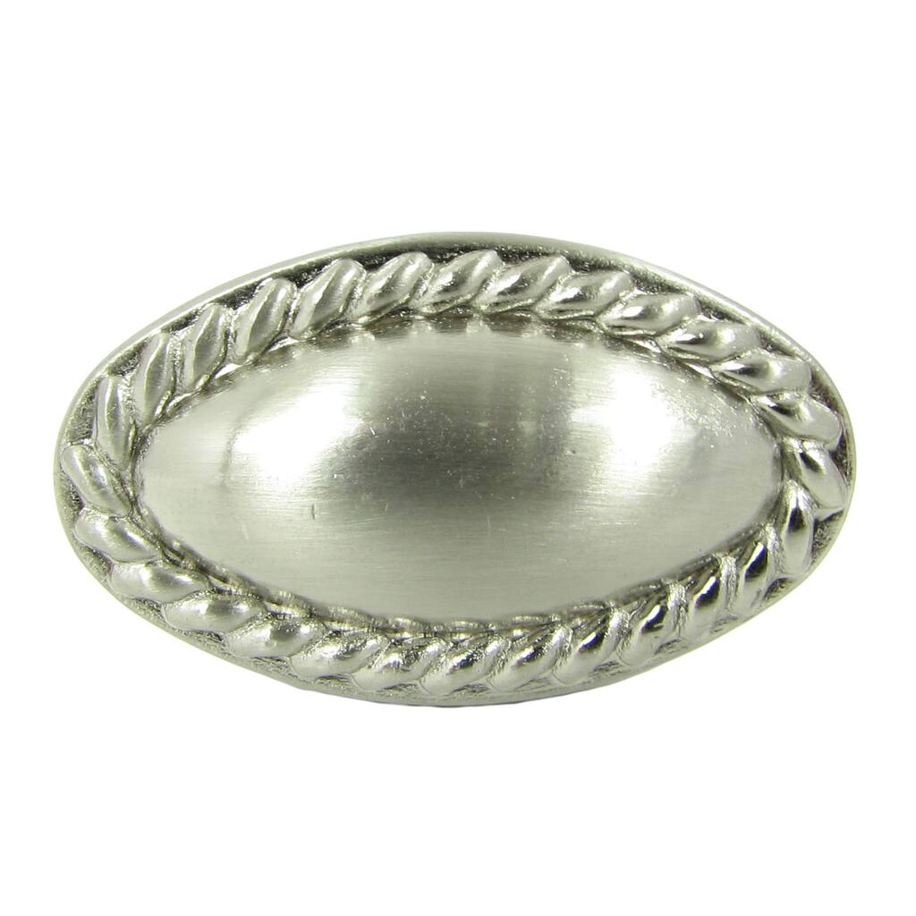 Stone Mill Hardware Satin Nickel Austin Cabinet Knobs (Pack of 10)