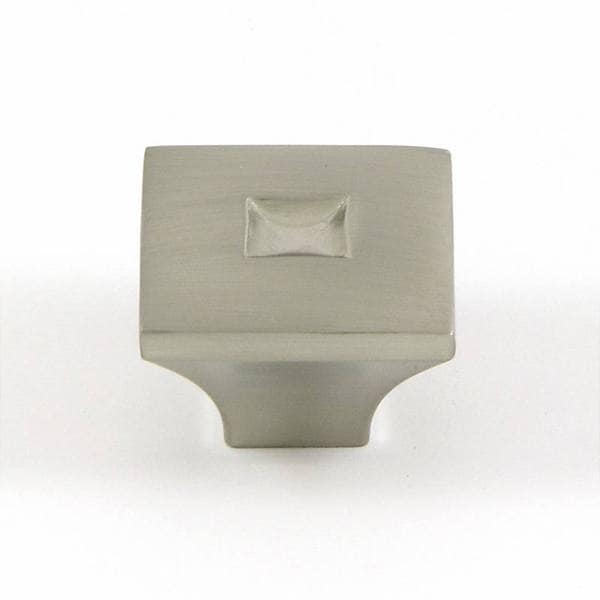 Stone Mill Hardware 'Spade' Satin Nickel Cabinet Knobs (Pack of 10) Stone Mill Cabinet Hardware