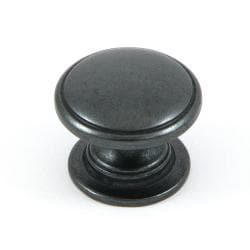 Stone Mill Hardware 'Saybrook' Antique Black Cabinet Knobs (Pack of 5) Stone Mill Cabinet Hardware