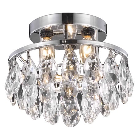 Christopher Knight Home 3 light Chrome/ Crystal Drop Chandelier