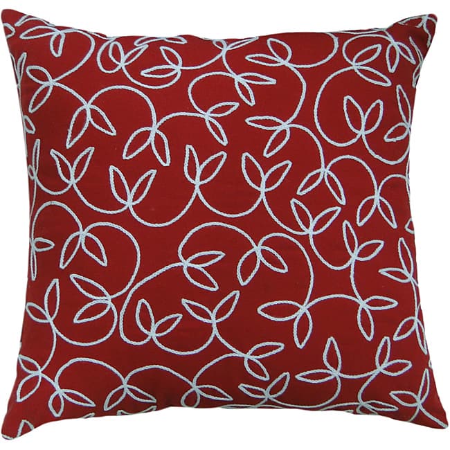 Jovi Montgomery Red Decorative Pillow