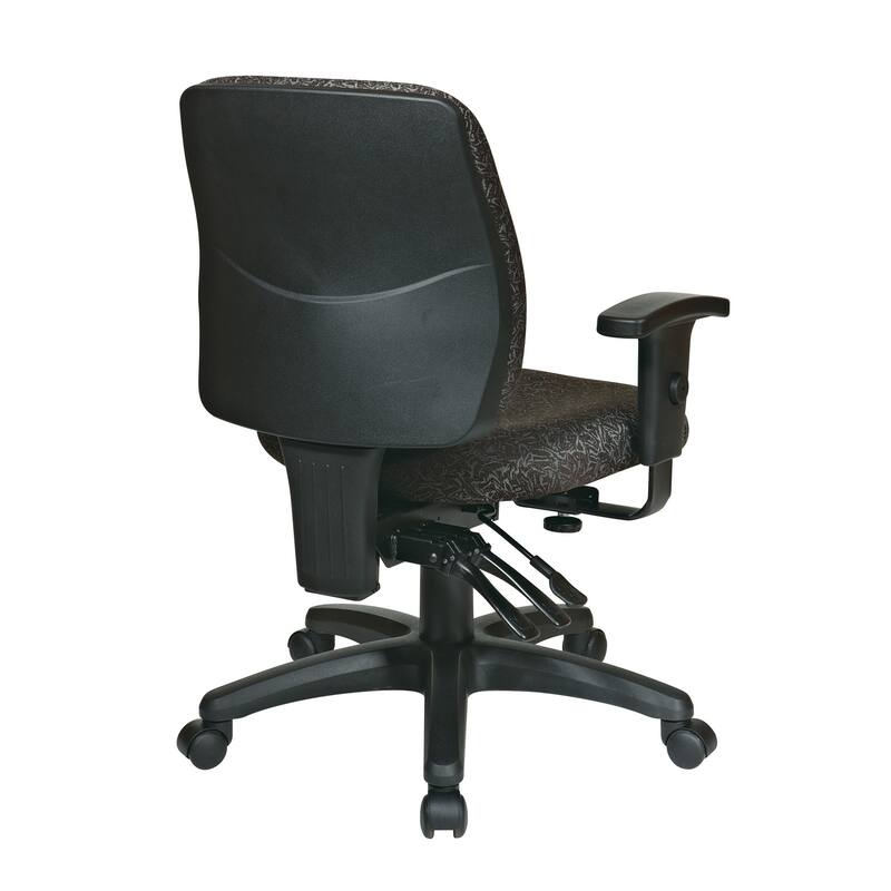 Office Star Mid Back Dual Function Ergonomic Chair