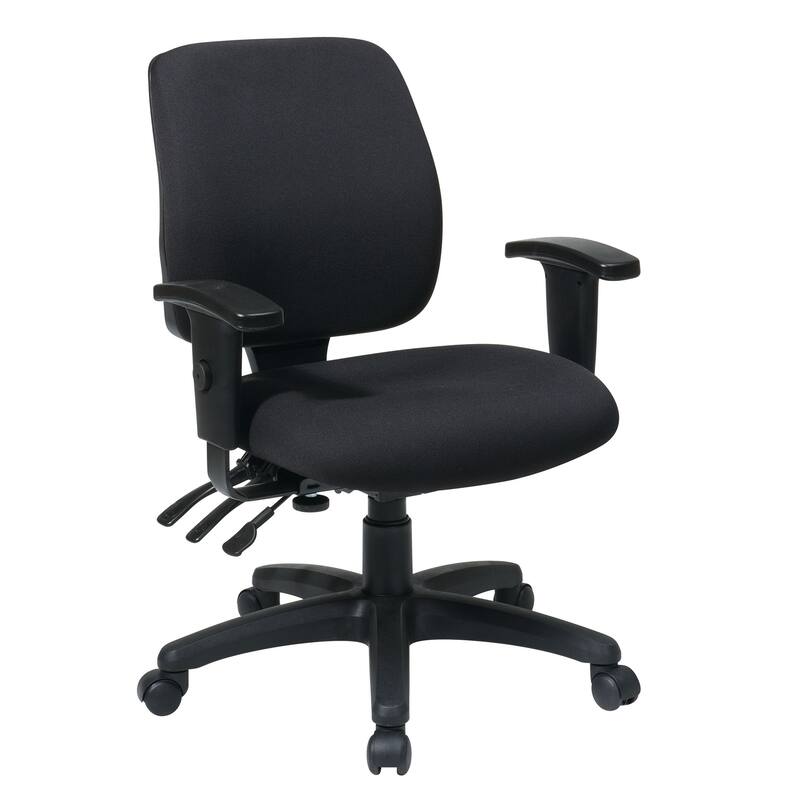 Office Star Mid Back Dual Function Ergonomic Chair