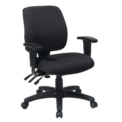 Office Star Mid Back Dual Function Ergonomic Chair