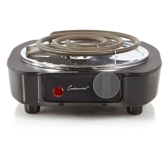 Elexnux 1800W Portable Hot Plate 7.6 in. Electric Stove Countertop Double  Burners With Adjustable Temperature Control - On Sale - Bed Bath & Beyond -  38104521