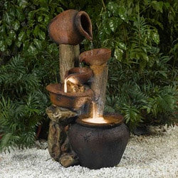 Pentole Pot Illuminated Water Fountain