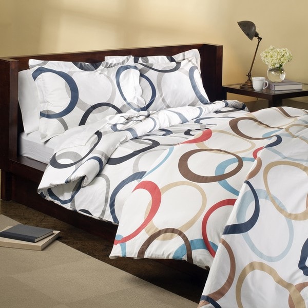 Infinity Cotton 3 piece Duvet Cover Set