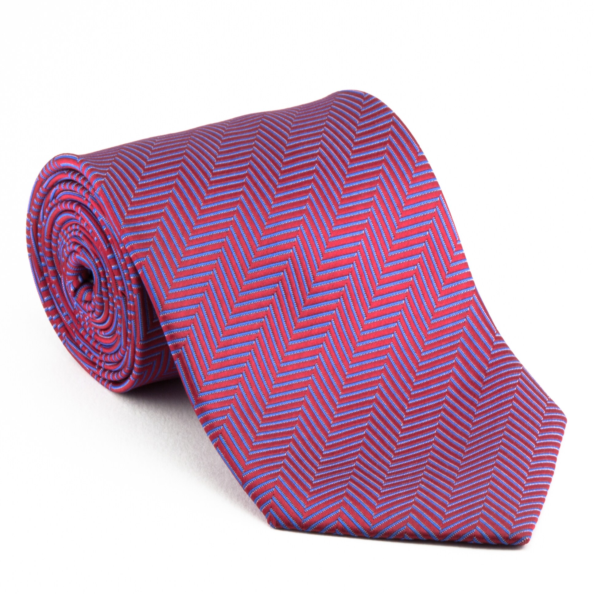 Shop Platinum Ties Men's 'Manly Pink' Necktie - Free Shipping On Orders ...