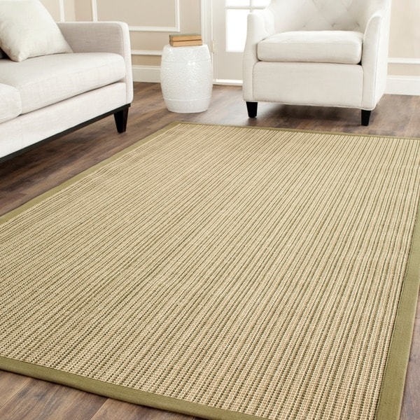 Safavieh Dream Natural Fiber Green Sisal Rug (6 x 9)