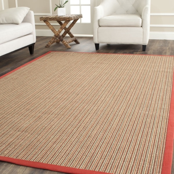 Safavieh Casual Natural Fiber Dream Rust Sisal Rug (7' 6 x 9' 6)
