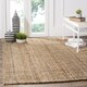 preview thumbnail 2 of 9, Safavieh Handmade Natural Fiber Barbados Chunky Thick Jute Rug - 7'6" x 9'6"