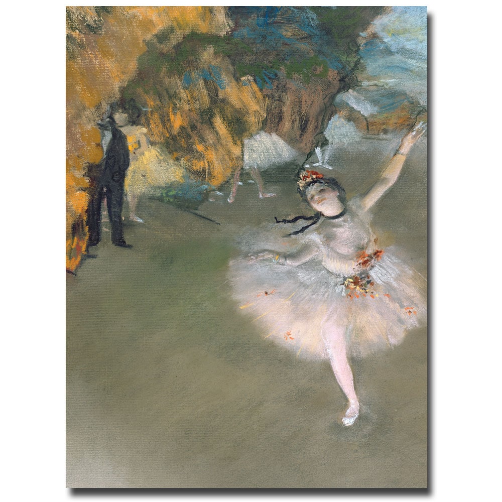 Edgar Degas The Star 1876 Canvas Art (24 by 32)  