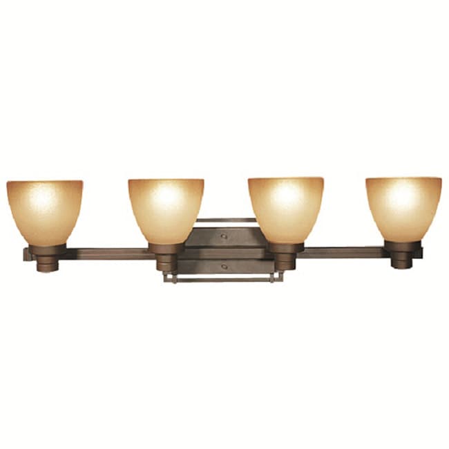 Woodbridge Lighting Wayman 4 light Bronze Bath Bar Light Fixture