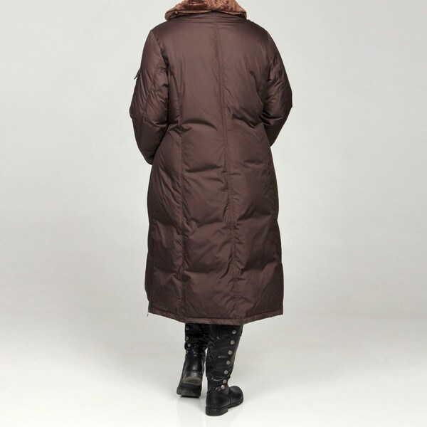 women's plus size maxi coats