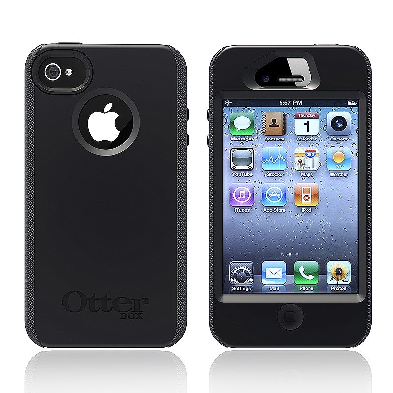 Original Nuevo Otterbox Impact Case Para Apple Iphone 4 4s Negro apl1-i4sun-20-e4otr