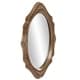 preview thumbnail 3 of 4, Tracy Silver Wood Oval Wall Mirror