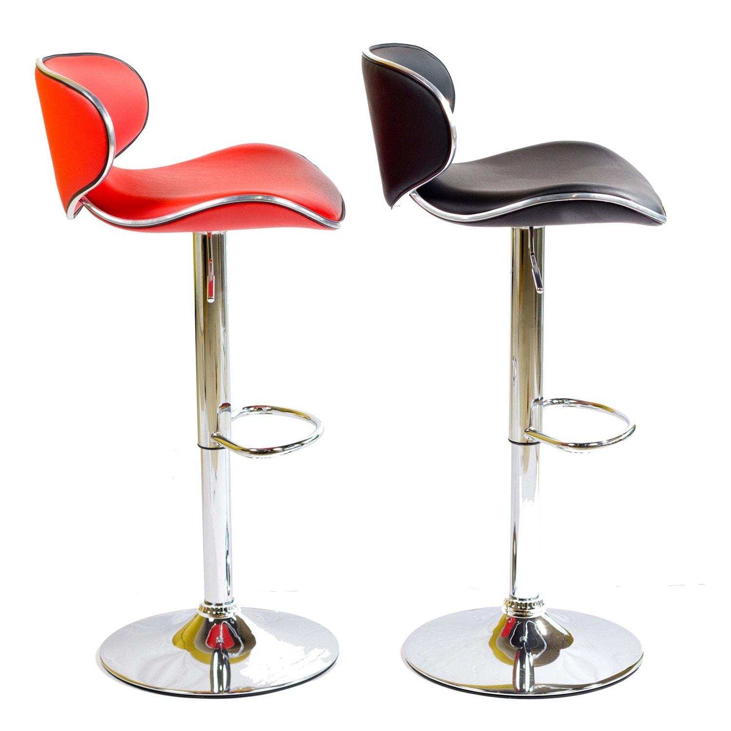 K2 Modern Adjustable Barstools (set Of 2)