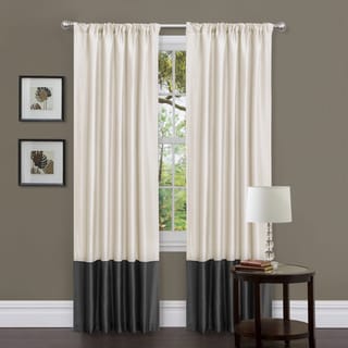 Lush Decor Milione Fiori 84-inch Curtain Panels (Set of 2)