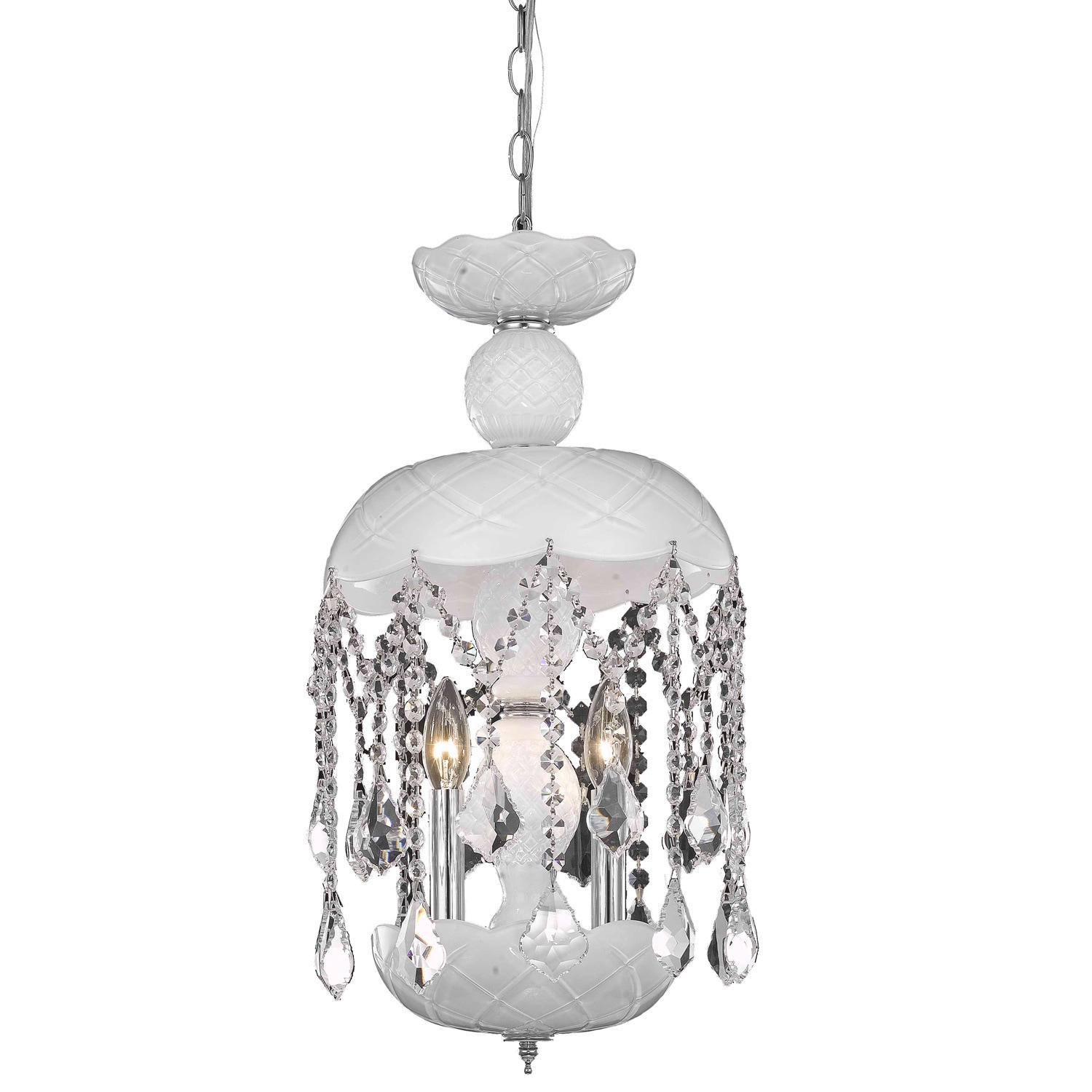 Christopher Knight Home White 3 light Chandelier