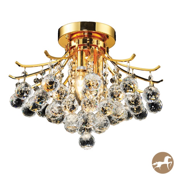 Christopher Knight Home 4 light Goldtone Flush Mount Chandelier