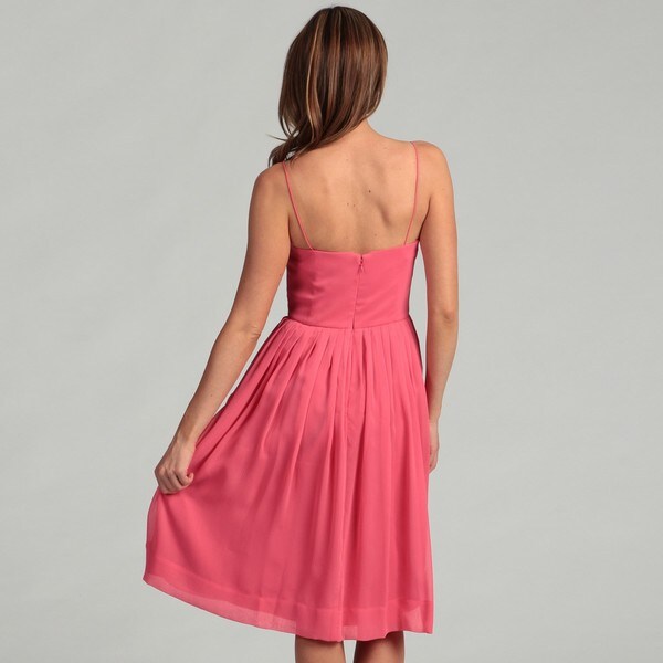 eliza j coral dress
