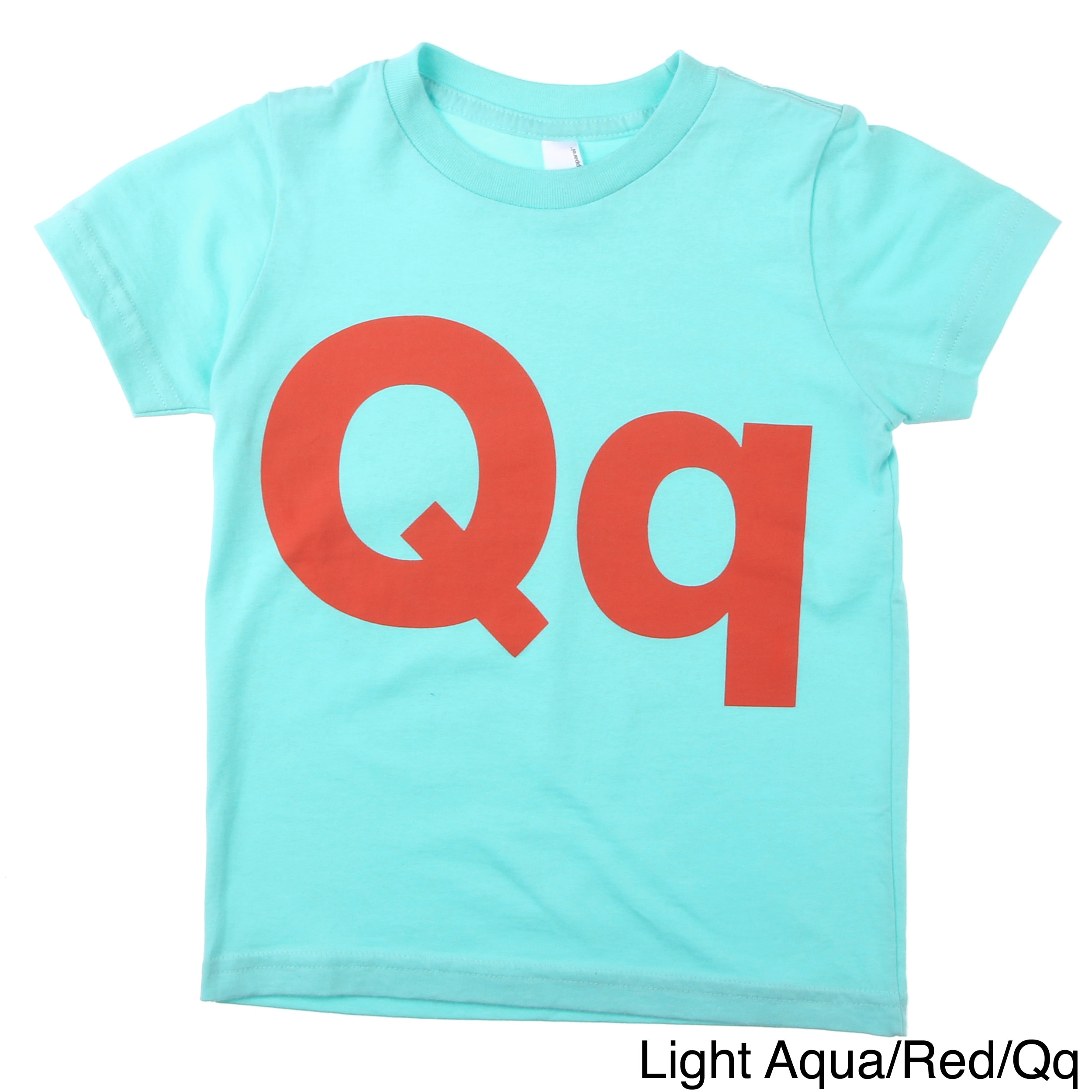 American Apparel American Apparel Kids Alphabet T shirt Blue Size 6