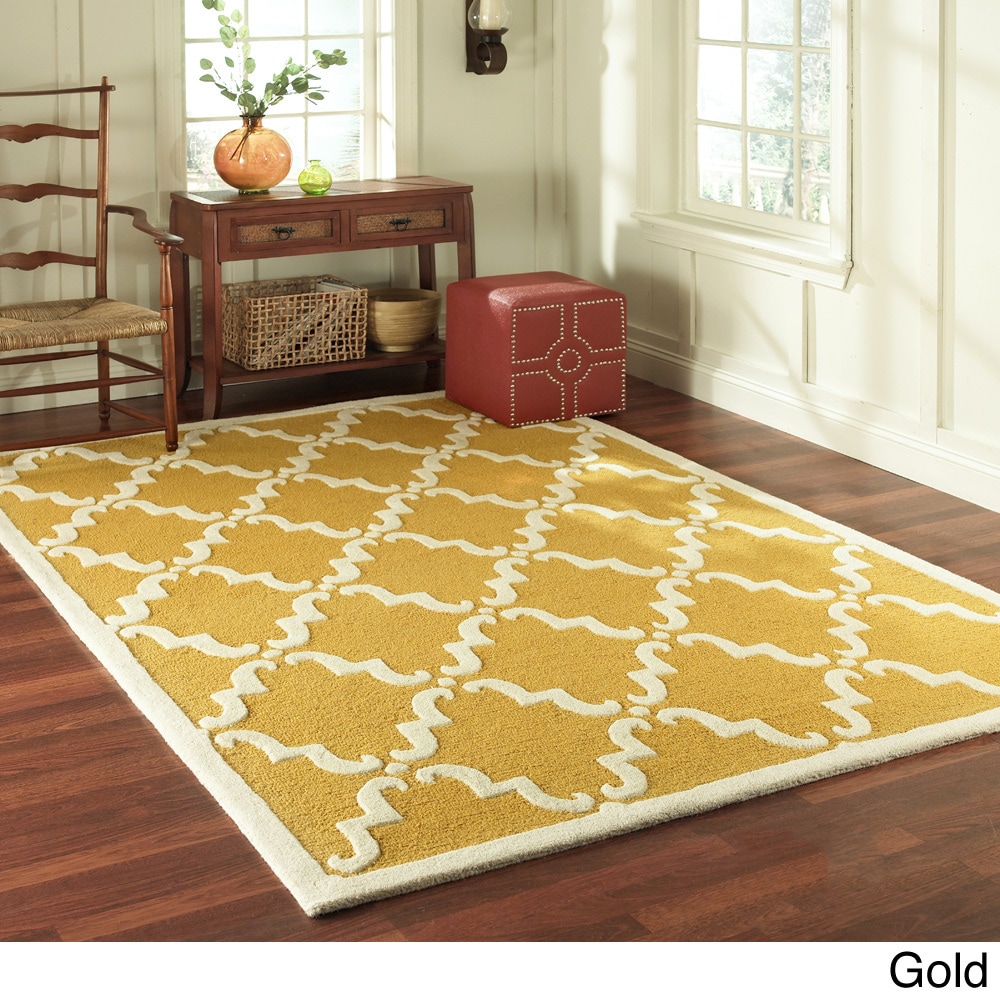 Nuloom Handmade Luna Marrakesh Trellis Wool Rug (76 X 96)