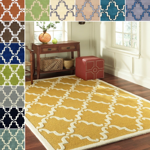 nuLOOM Handmade Luna Marrakesh Trellis Wool Rug (7'6 x 9'6) Nuloom 7x9   10x14 Rugs